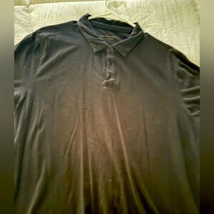 Jon Varvatos Men's Black Polo Shirt.